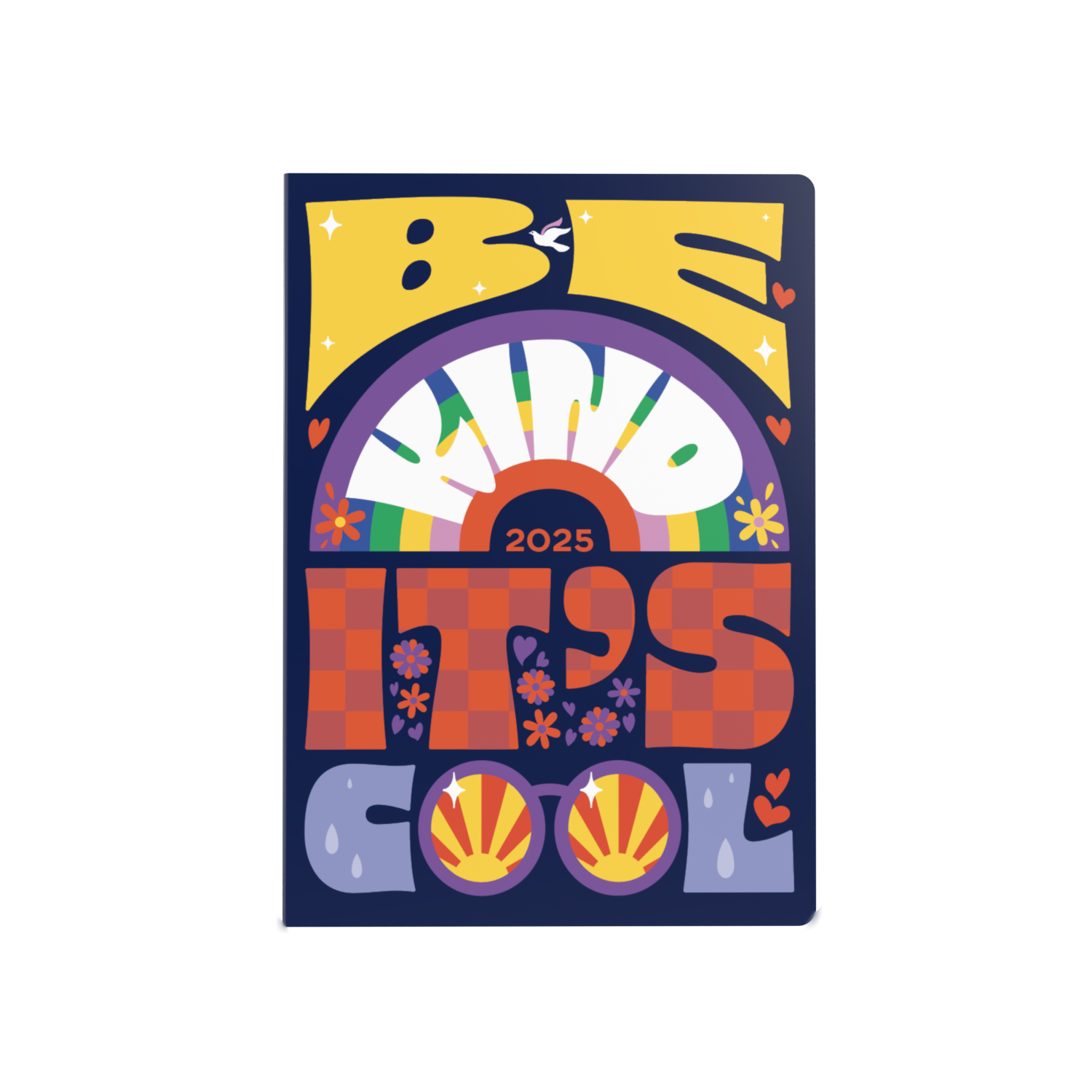 Collins Inspirational Type 2025 Diary Planner - Week to View, Size A5 - Recycled - Navy