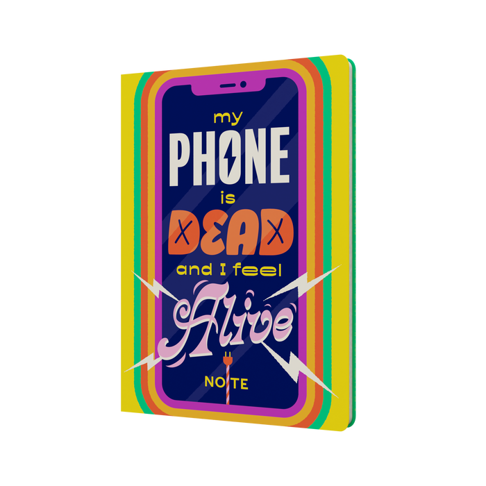 Collins Inspirational Type - A5 Notebook (Recycled) - Phone
