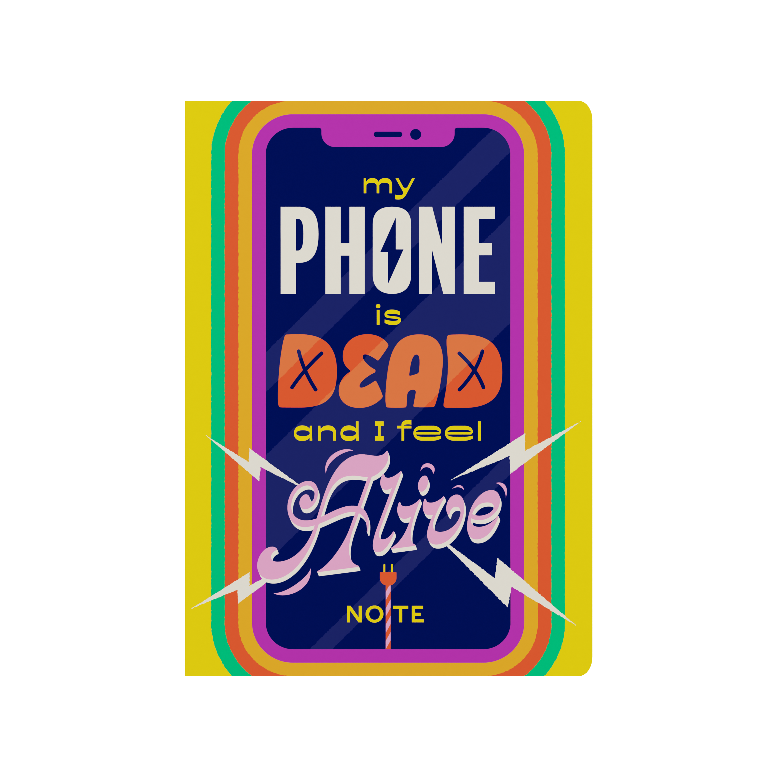 Collins Inspirational Type - A5 Notebook (Recycled) - Phone