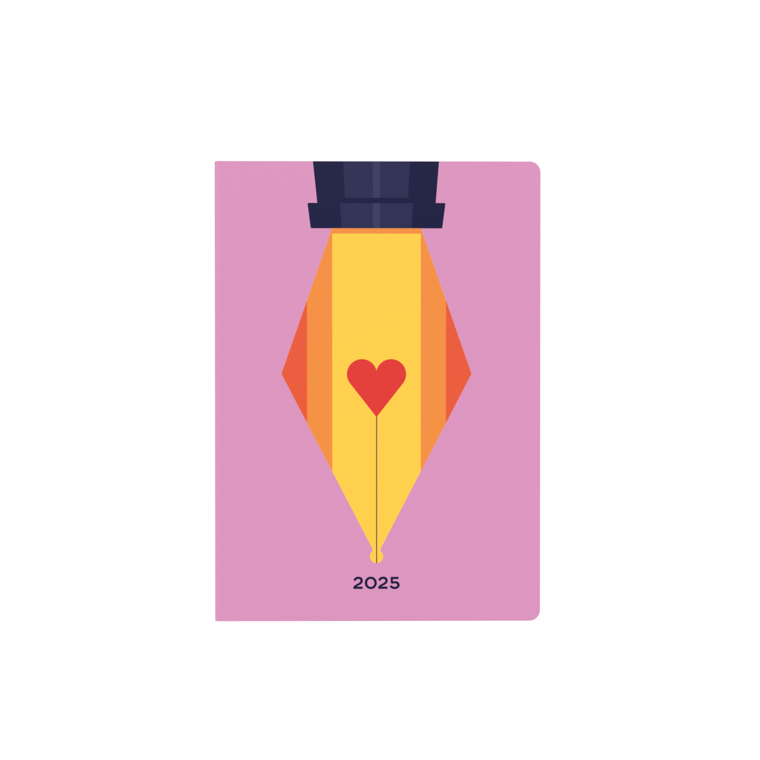 Collins Peace, Love & Understanding 2025 Diary Planner - Week to View, Size A5 - Recycled - Lilac