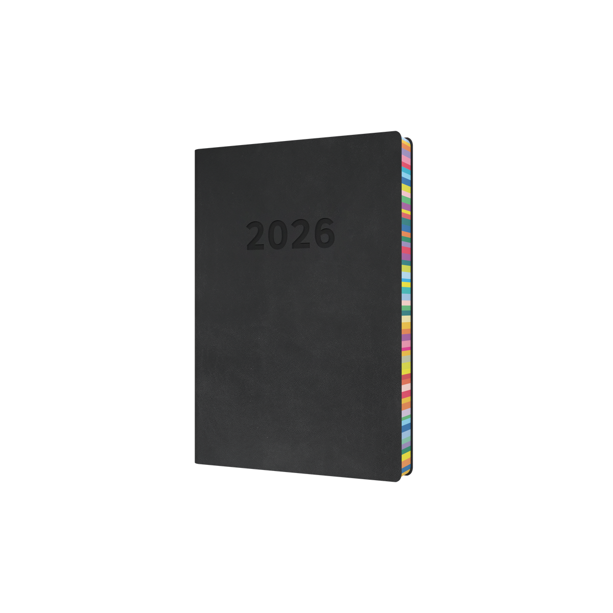 Edge Rainbow Calendar Year 2026 Diary/Planner, Day to Page, A5 Soft Cover