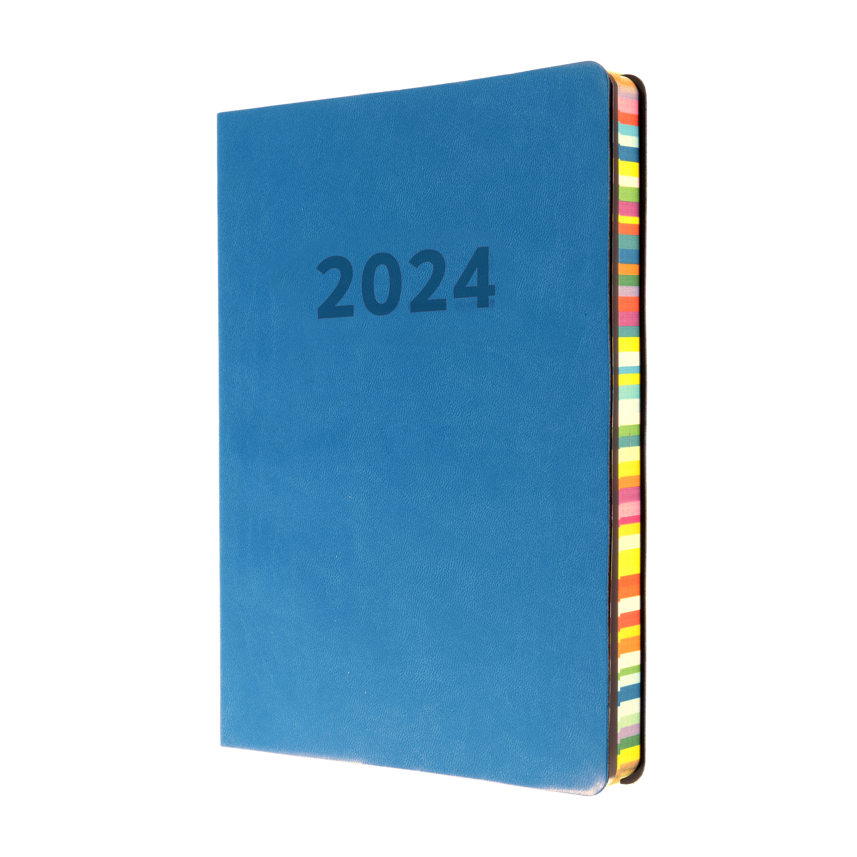 Edge Rainbow 2024 Diary - Week to a View, Size A5 Blue / A5 (210 x 148mm)