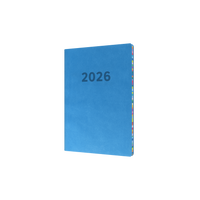 Edge Rainbow Calendar Year 2026 Diary/Planner, Week to a View, A5 Soft Cover