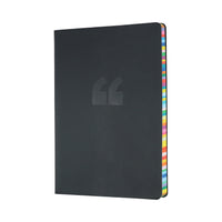 Collins Edge Rainbow Ruled Notebook, Size A5