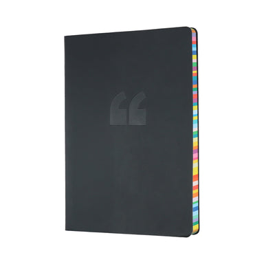 Collins Edge Rainbow Ruled Notebook, Size A5