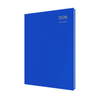 Essential Calendar Year 2026 Diary/Planner, Day to Page with Appointments, A4 Hard Cover