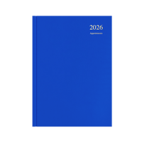 Essential Calendar Year 2026 Diary/Planner, Day to Page with Appointments, A4 Hard Cover