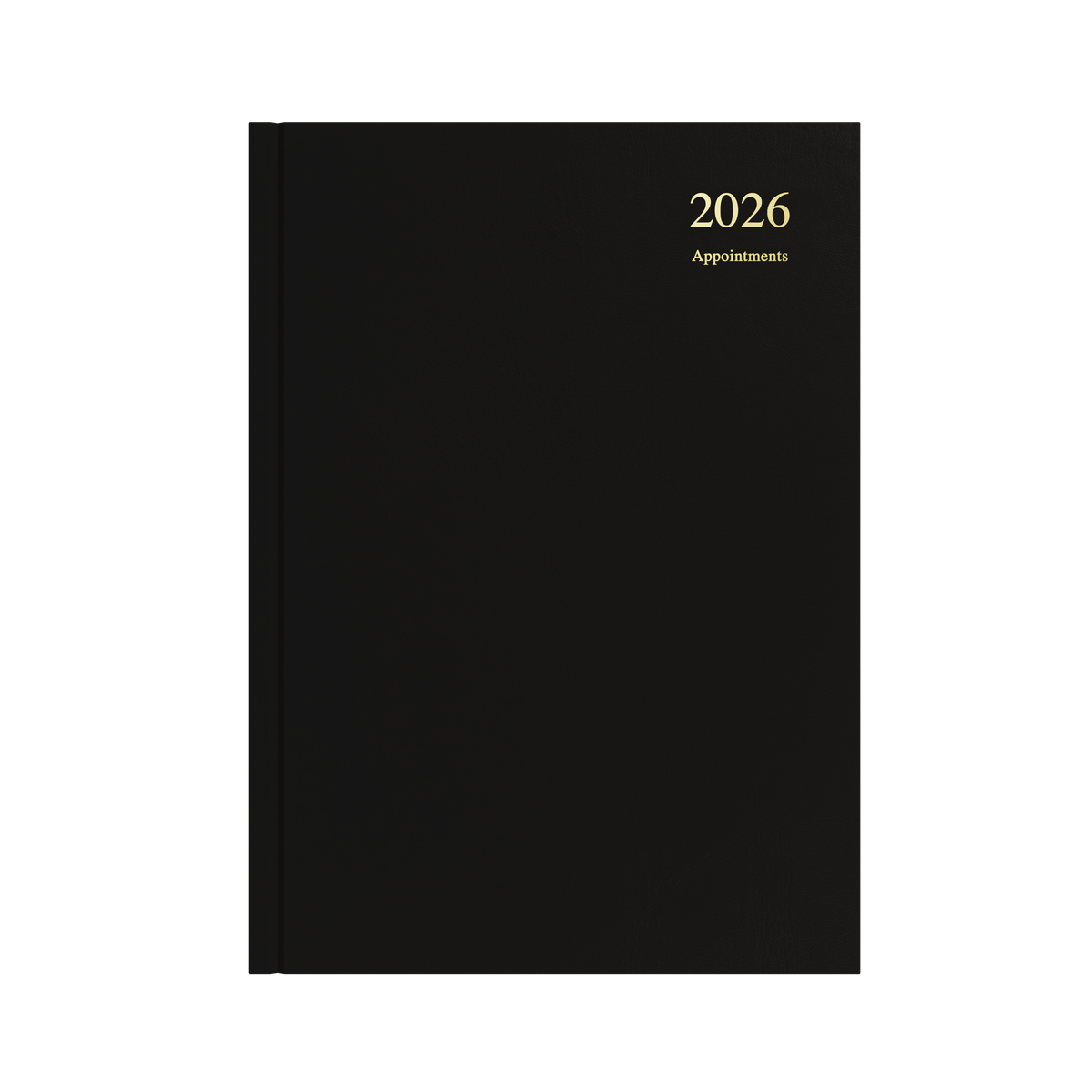 Essential Calendar Year 2026 Diary/Planner, Day to Page with Appointments, A4 Hard Cover