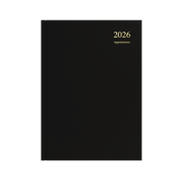 Essential Calendar Year 2026 Diary/Planner, Day to Page with Appointments, A4 Hard Cover