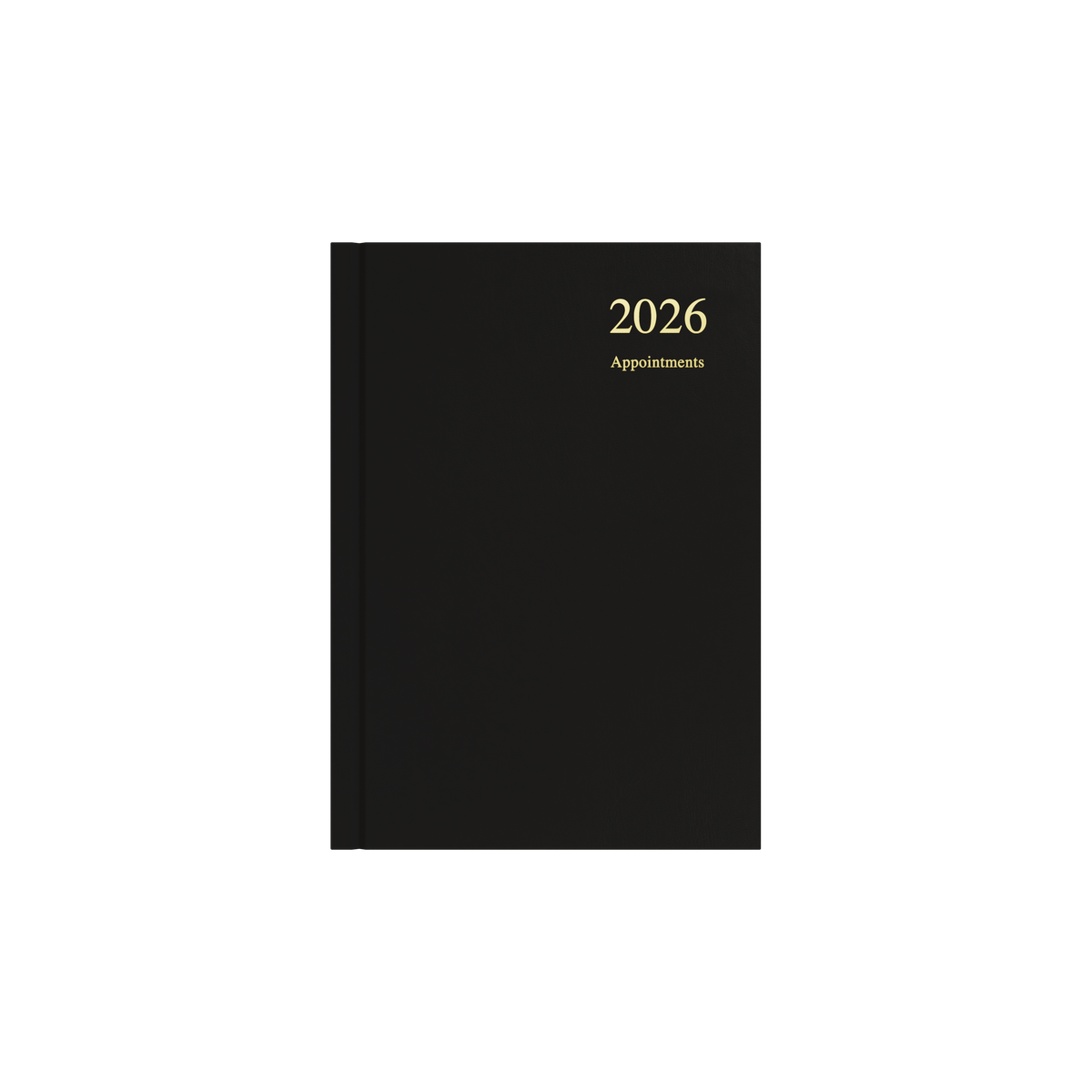 Essential Calendar Year 2026 Diary/Planner, Day to Page with Appointments, A5 Hard Cover