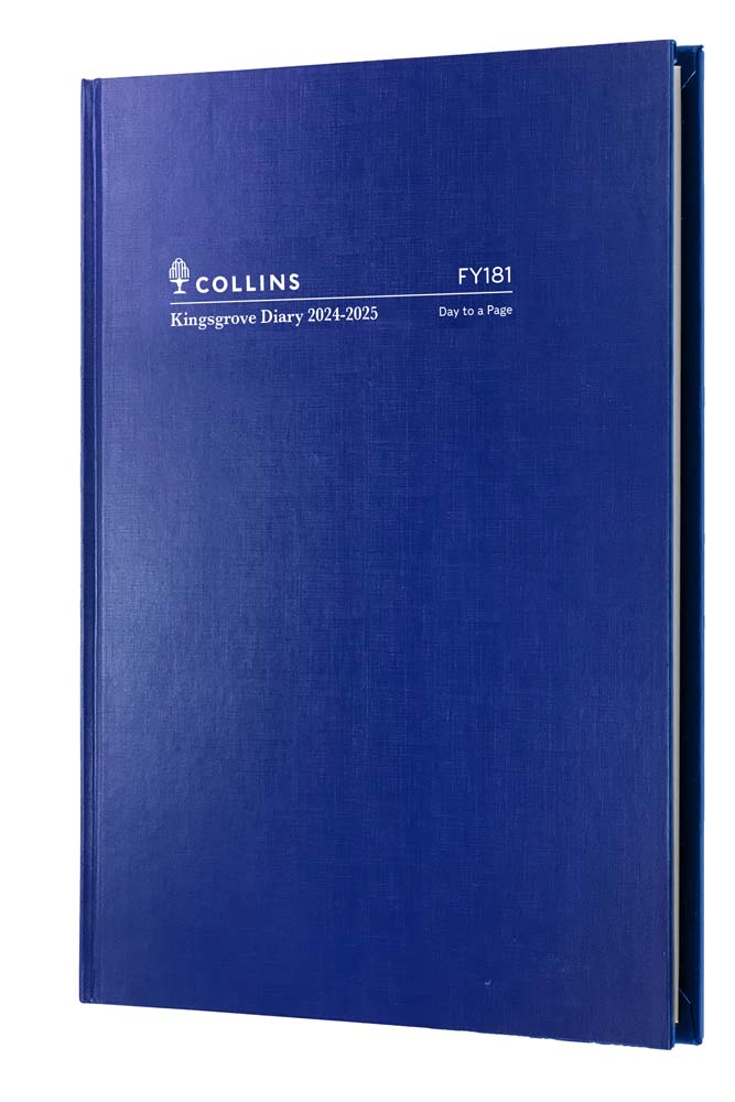 Kingsgrove - A5 Day-To-Page 2024-2025 Financial Year Diary Planner- With appointments