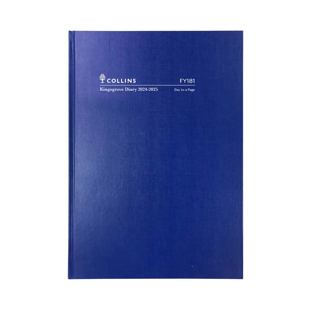 Kingsgrove - A5 Day-To-Page 2024-2025 Financial Year Diary Planner- With appointments
