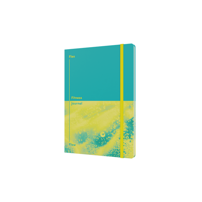 Jumble and Co. - Flex and Flow Fitness Journal, A5 - Teal