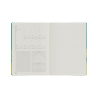 Jumble and Co. - Flex and Flow Fitness Journal, A5 - Teal