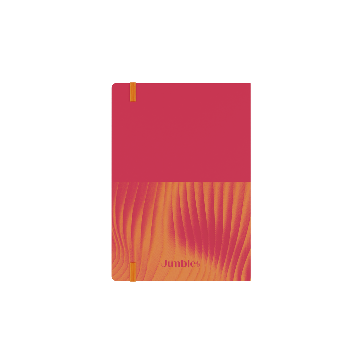 Jumble and Co. - Plan and Ponder Undated, Week to View, A5 - Red