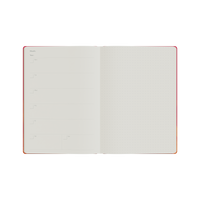 Jumble and Co. - Plan and Ponder Undated, Week to View, A5 - Red