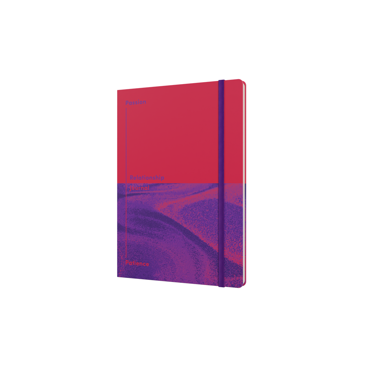 Jumble and Co. - Passion and Patience Relationship Journal, A5 - Red