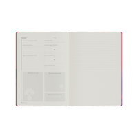 Jumble and Co. - Passion and Patience Relationship Journal, A5 - Red