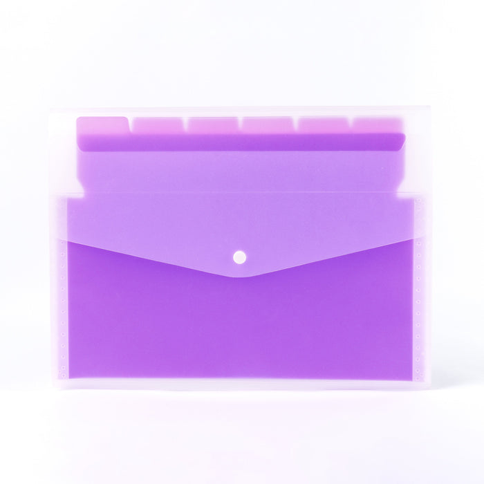 Snuggly A4 Stationery Folder - Royal Mess Purple