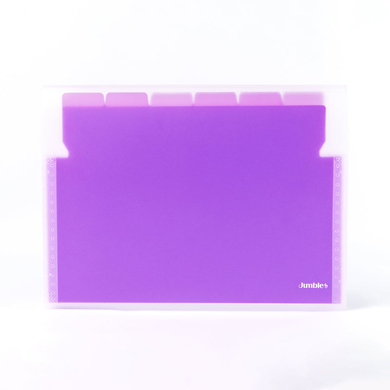 Snuggly A4 Stationery Folder - Royal Mess Purple