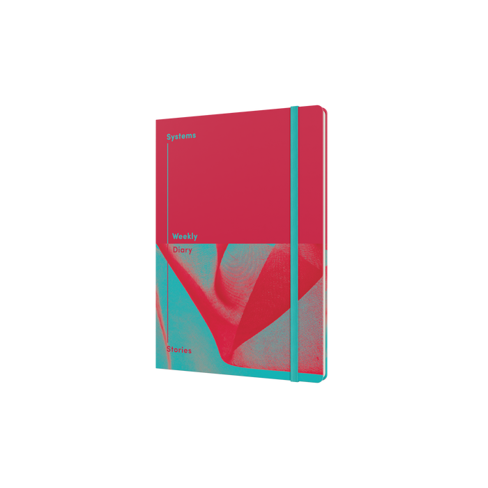 Jumble and Co. - System and Stories Undated, Week to View, A5 - Red