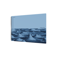 Jumble and Co. - Structure and Squiggles Sketch Pad, A3 - Blue