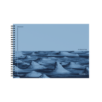 Jumble and Co. - Structure and Squiggles Sketch Pad, A3 - Blue