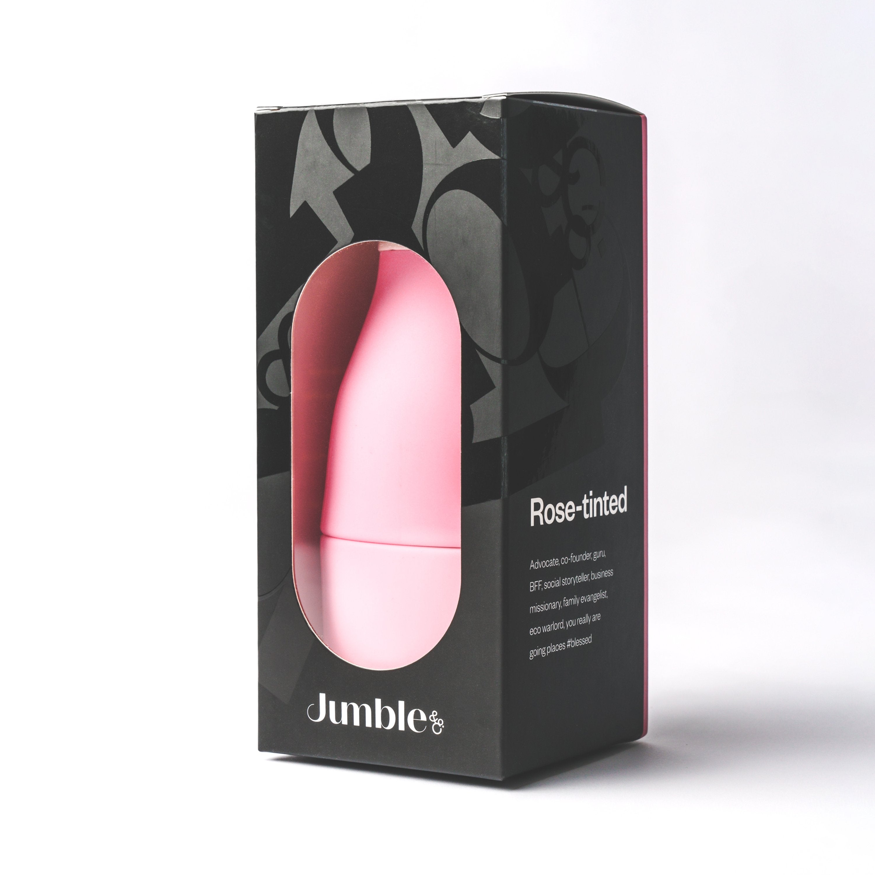 Whippy Collapsible Silicone Bottle 520ml - Rose-Tined Pink