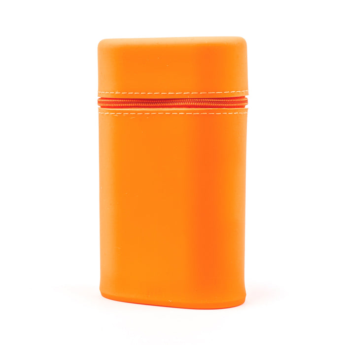 Whippy Expandable Silicone Pencil Case - Burned Out Orange