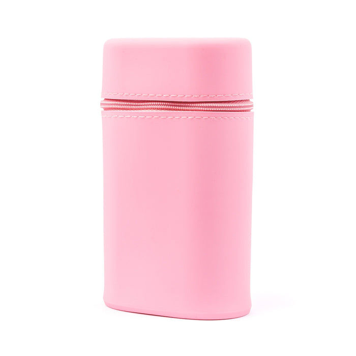 Whippy Expandable Silicone Pencil Case - Rose-Tinted Pink