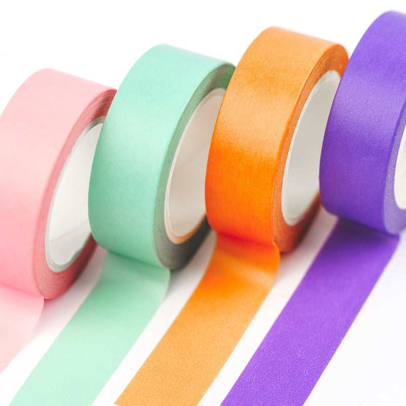 Yippee Stationery Washi Tape - Multi colour set of 4