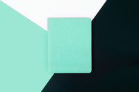 Intentus Organiser A4 PU Leather-Like Folder with Ruled Refill Pad - Sour Grape Teal