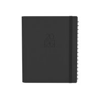 Plan + Note Pro Calendar Year 2026 Diary/Planner, Week to View with Notepad, A5 Soft Cover