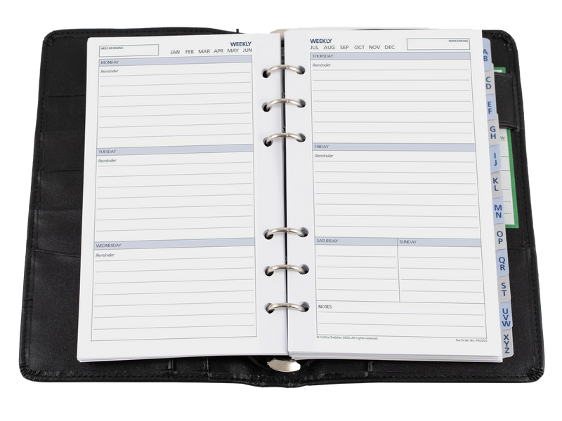 Collins DayPlanner Slim Organiser - Week to View (Undated) Default Title / Personal (172 x 96mm)