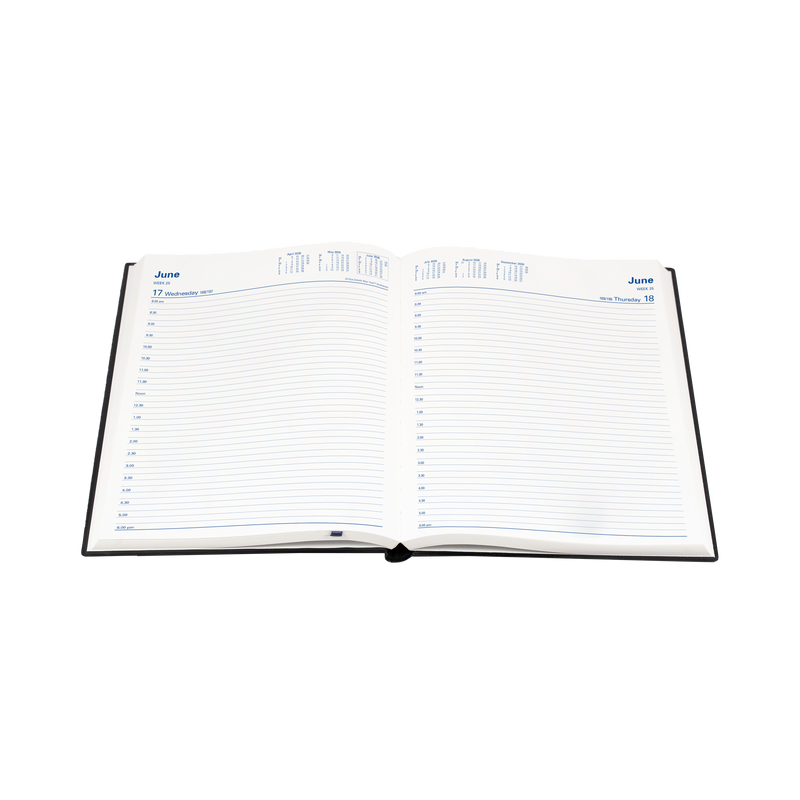 Belmont Calendar Year 2026 Diary/Planner, Day to Page, Manager PVC Cover