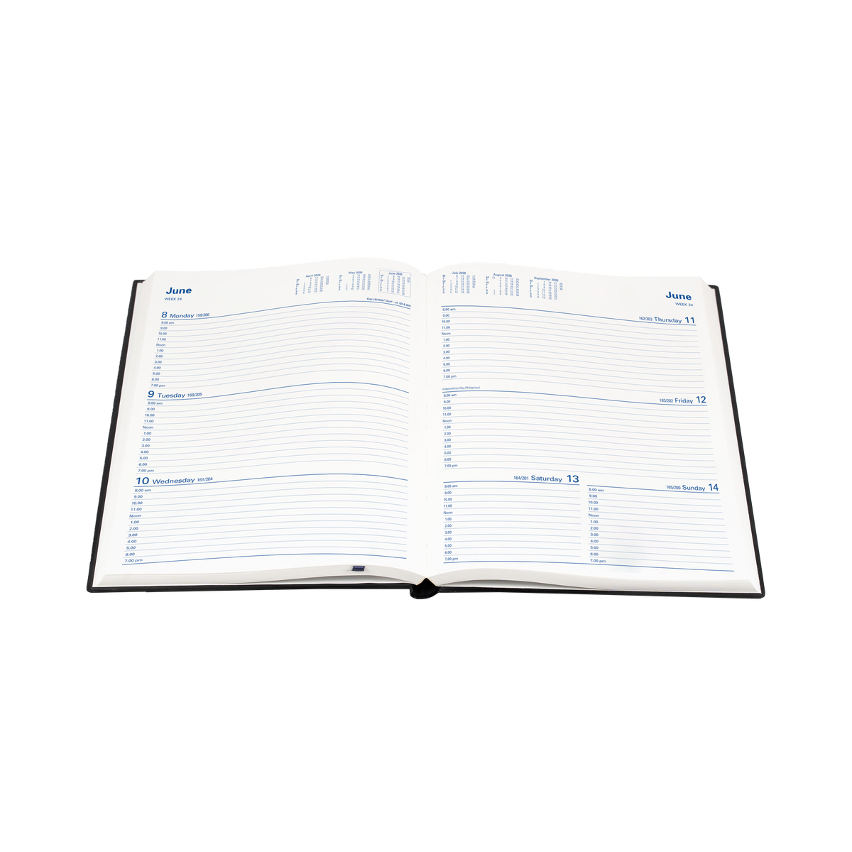 Belmont Calendar Year 2026 Diary/Planner, Week to View, Manager PVC Cover
