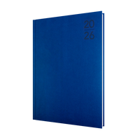 Silhouette Calendar Year 2026 Diary/Planner, Day to Page, A4 Padded Cover