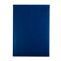 Silhouette Calendar Year 2026 Diary/Planner, Day to Page, A4 Padded Cover