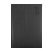 Silhouette Calendar Year 2026 Diary/Planner, Day to Page, A4 Padded Cover
