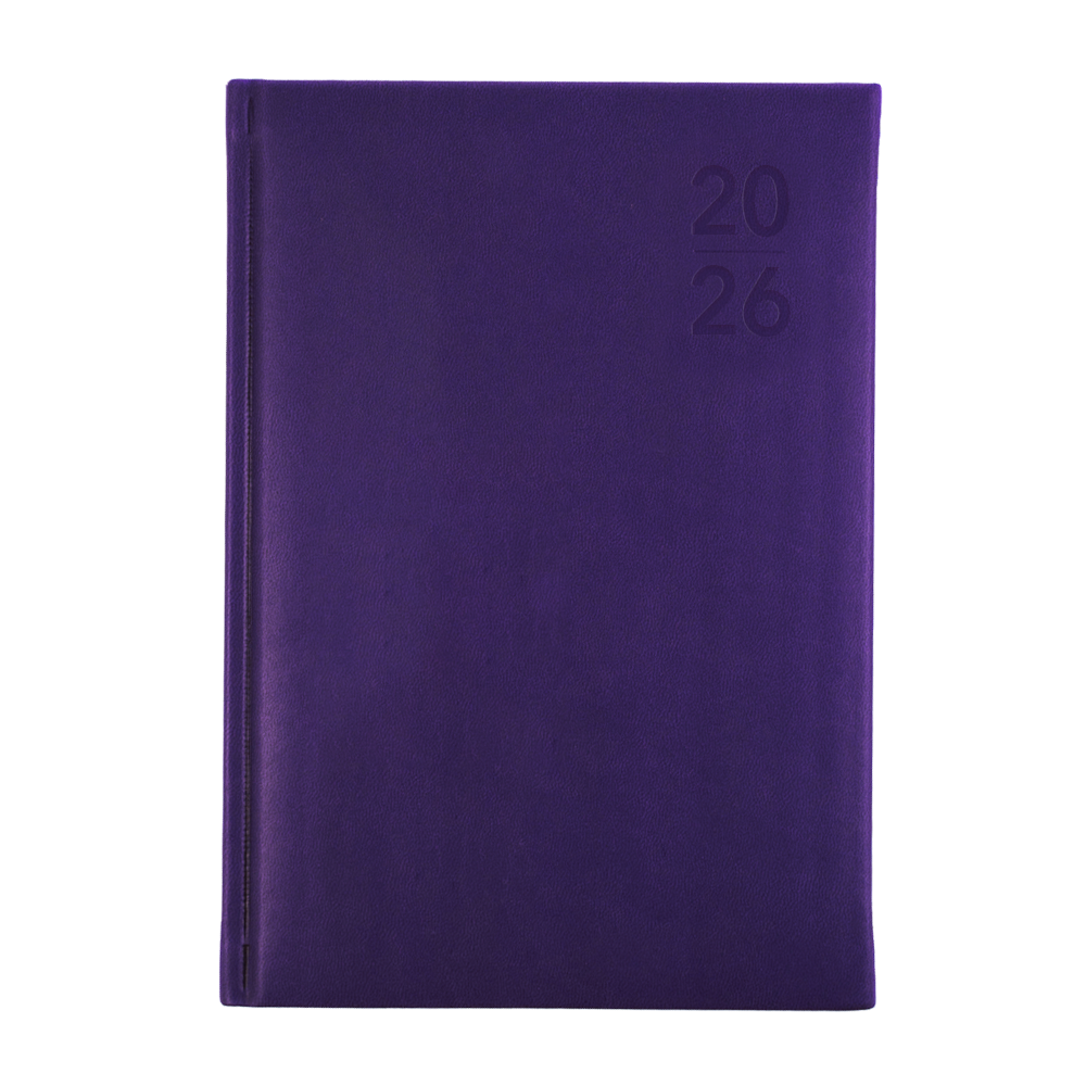 Silhouette Calendar Year 2026 Diary/Planner, Day to Page , A5 Padded Cover