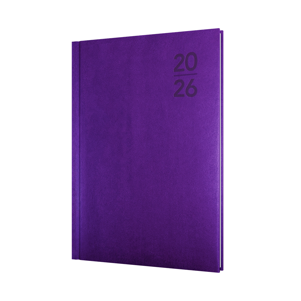 Silhouette Calendar Year 2026 Diary/Planner, Week to View, A5 Padded Cover