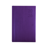 Silhouette Calendar Year 2026 Diary/Planner, Week to View, B7R Padded Cover