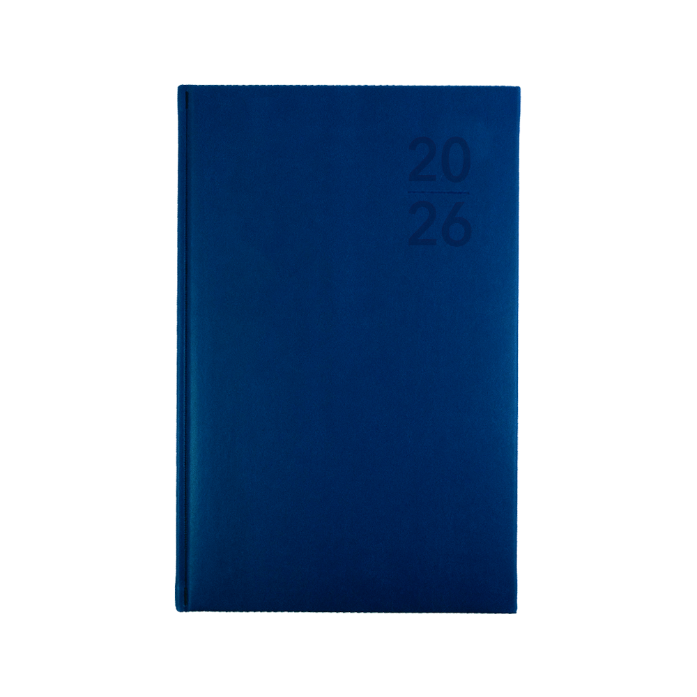 Silhouette Calendar Year 2026 Diary/Planner, Week to View, B7R Padded Cover