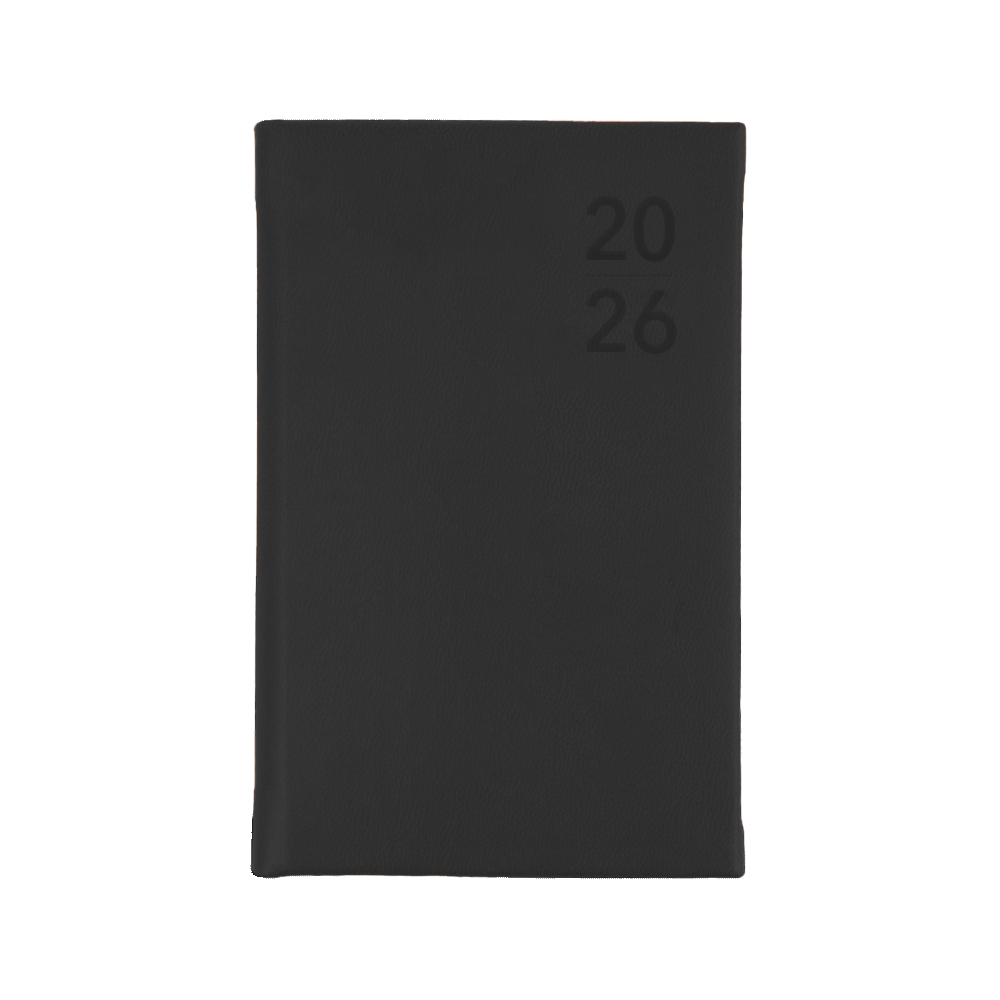 Silhouette Calendar Year 2026 Diary/Planner, Week to View, B7R Padded Cover