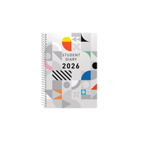 Colplan Student Diary Calendar Year 2026 Diary/Planner, Week to View - Spiral Bound, A5 Soft Cover