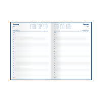 Kingsgrove Calendar Year 2026 Diary/Planner, Day to Page, A4 Hard Cover