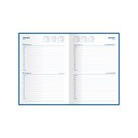 Kingsgrove Calendar Year 2026 Diary/Planner, 2 Days to a Page, A5 Hard Cover