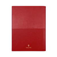 Collins Vanessa - A5 Ruled Notebook - Red