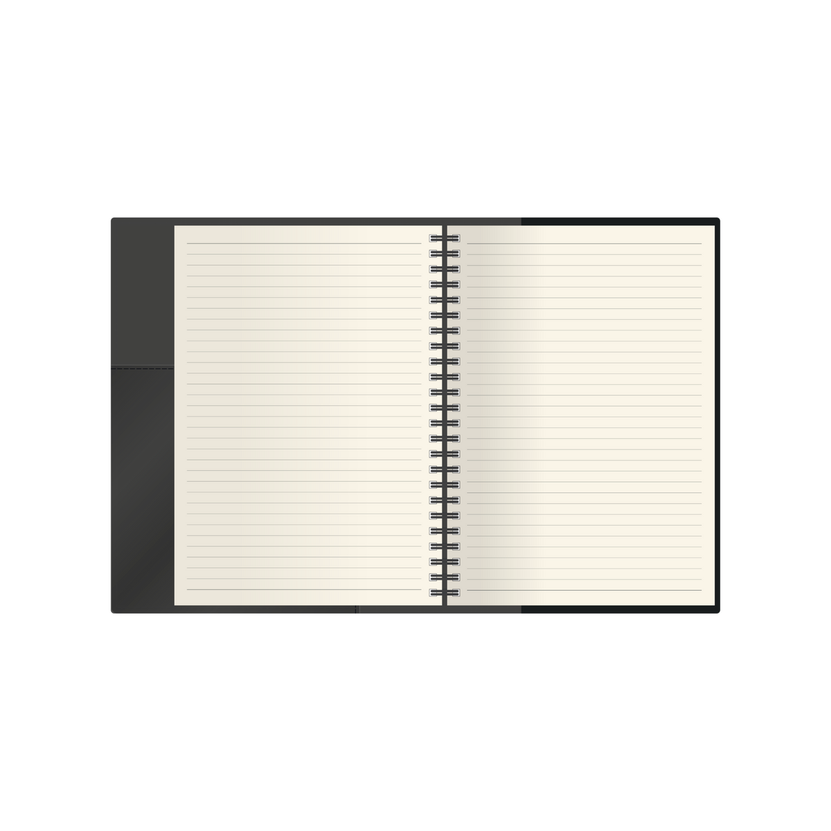 Collins Vanessa - A5 Ruled Notebook - Red