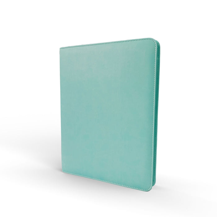 Intentus Organiser A4 PU Leather-Like Folder with Ruled Refill Pad - Sour Grape Teal